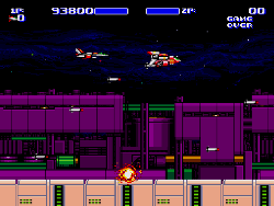 aero blasters on megadrive